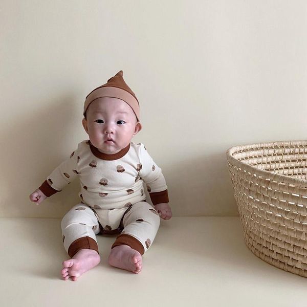 infant boy girl clothing set spring autumn baby bodysuit high waist pants and baby hat 3 pcs newborn clothes outfit, White
infant boy girl clothing set spring autumn baby bodysuit high waist pants and baby hat 3 pcs newborn clothes outfit, White