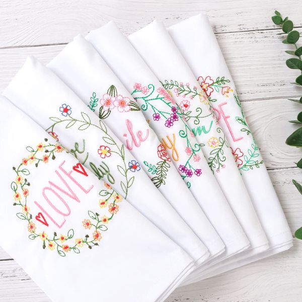 cotton printed napkin simple english letter small fresh mat embroidered wine cup towel household cloth napkin
cotton printed napkin simple english letter small fresh mat embroidered wine cup towel household cloth napkin