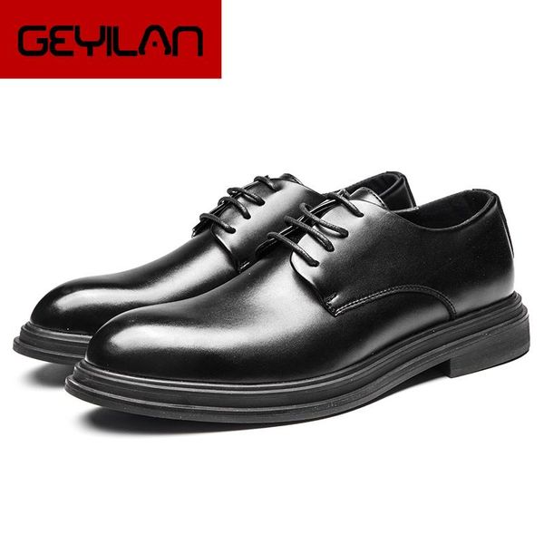 new men's casual business dress shoes british style large size lace-up men's shoes wedding 0054, Black
new men's casual business dress shoes british style large size lace-up men's shoes wedding 0054, Black