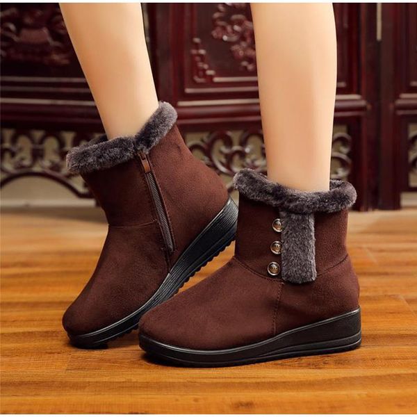 snow boots women warm winter women casual wedge ankle boot female zip ladies furry plush platform woman cotton mother shoes, Black
snow boots women warm winter women casual wedge ankle boot female zip ladies furry plush platform woman cotton mother shoes, Black
