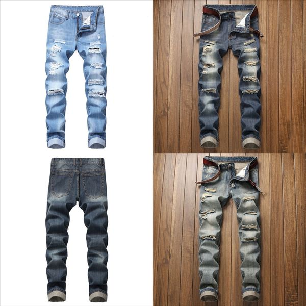 z1muf uefezo man brand hole jeans jumpsuits jeans men casual jeans men's blue solid pocket button loose straight full length straps, Black
z1muf uefezo man brand hole jeans jumpsuits jeans men casual jeans men's blue solid pocket button loose straight full length straps, Black