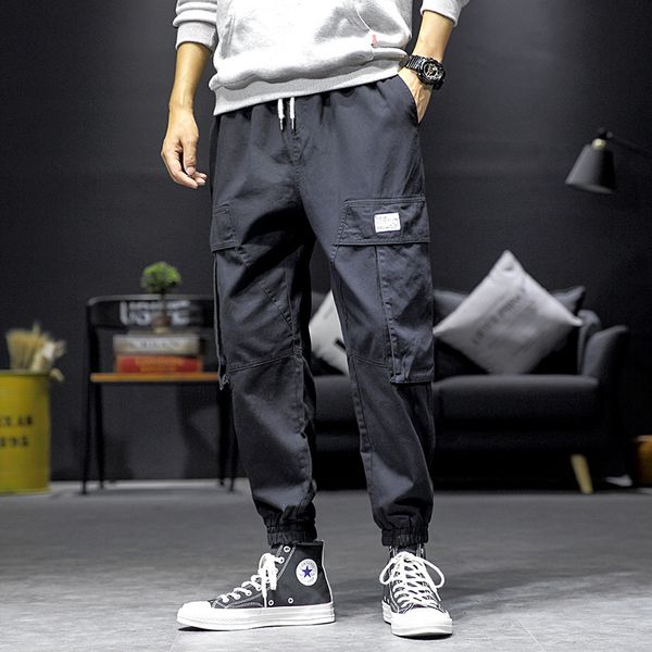 tooling men's casual pants autumn new korean loose fashion brand sports corset 9 capris, Black
tooling men's casual pants autumn new korean loose fashion brand sports corset 9 capris, Black