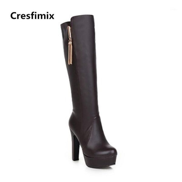 boots cresfimix lady casual pu leather heel black long leisure 2021 white over knee botas c23111
boots cresfimix lady casual pu leather heel black long leisure 2021 white over knee botas c23111