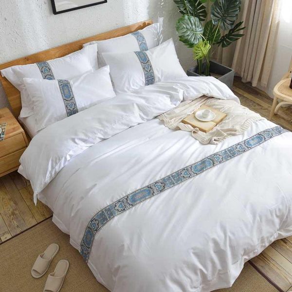 bedding sets 5 stars el egyptian cotton luxury king size covers classical duvet bed embroidery set white cover
bedding sets 5 stars el egyptian cotton luxury king size covers classical duvet bed embroidery set white cover