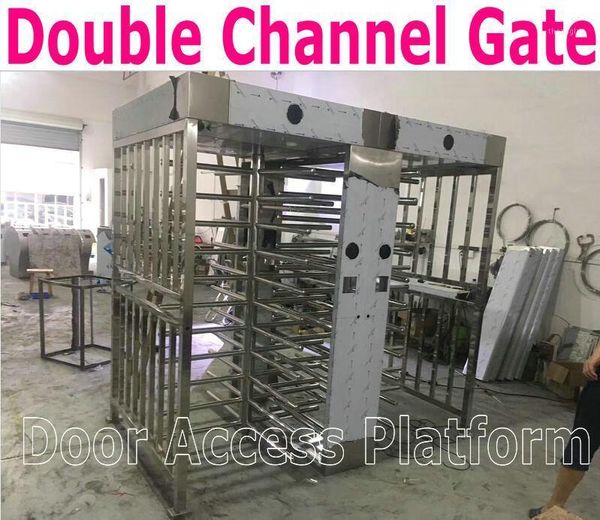 fingerprint access control double channel 2 side gate entrance+exit full height security controller turnstile rotate door kit1
fingerprint access control double channel 2 side gate entrance+exit full height security controller turnstile rotate door kit1