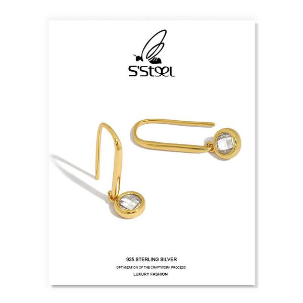 dangle & chandelier s'steel zircon drop earrings gift for women 925 sterling silver designer u-shape simple earings bijoux femme argent
dangle & chandelier s'steel zircon drop earrings gift for women 925 sterling silver designer u-shape simple earings bijoux femme argent