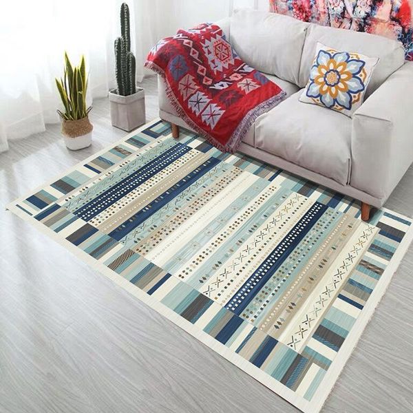 nordic cotton and linen knit rug ethnic style carpet tassel small rug bedroom kitchen rugs mat boho washable home decoration
nordic cotton and linen knit rug ethnic style carpet tassel small rug bedroom kitchen rugs mat boho washable home decoration