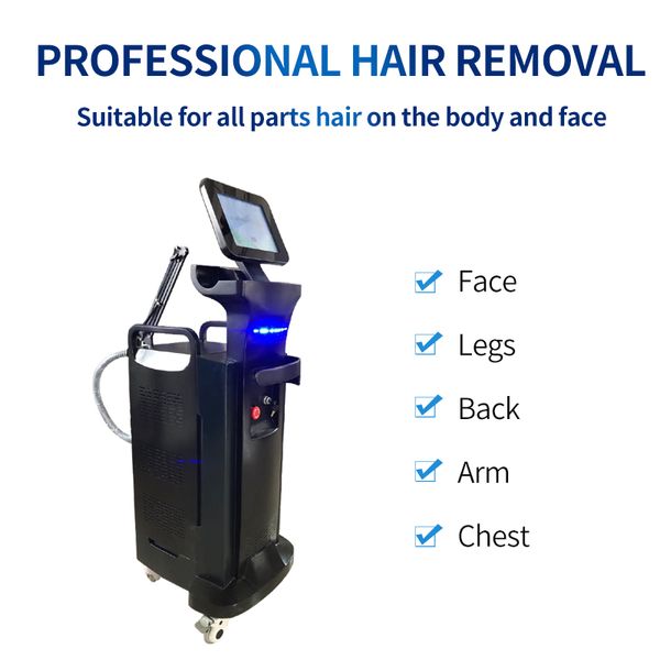 factory sale diode laser permanent hair removal machine with triple wavelength 755nm 808 1064, Black
factory sale diode laser permanent hair removal machine with triple wavelength 755nm 808 1064, Black