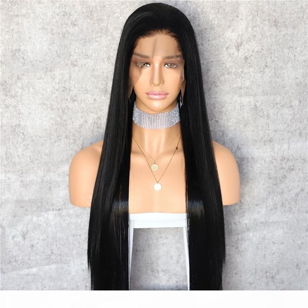 natural soft black long straight wigs with baby hair glueless synthetic lace front wigs for women heat resistant fiber
natural soft black long straight wigs with baby hair glueless synthetic lace front wigs for women heat resistant fiber