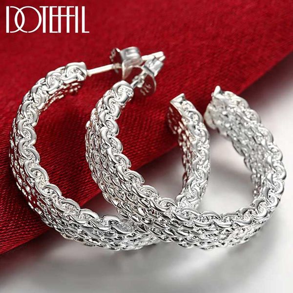doteffil fashion 925 sterling silver for women round stud earring christmas gift party wedding jewelry q1219, Golden;silver
doteffil fashion 925 sterling silver for women round stud earring christmas gift party wedding jewelry q1219, Golden;silver