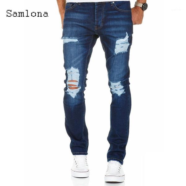plus size men jeans denim pants spring autumn slim bottoms pant male hole ripped denim jeans pencil trousers mens clothing 20211, Blue
plus size men jeans denim pants spring autumn slim bottoms pant male hole ripped denim jeans pencil trousers mens clothing 20211, Blue