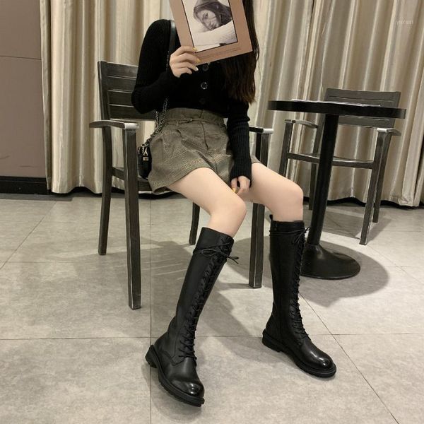 black knee-length knight boots women 2020 new fashion side zipper design work shoes women leather lace-up casual riding boots1
black knee-length knight boots women 2020 new fashion side zipper design work shoes women leather lace-up casual riding boots1