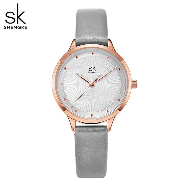 shengke new watch women pink leather circle rivet dial 4 colors japanese quartz watch reloj mujer light casual watch gift 201123, Slivery;brown
shengke new watch women pink leather circle rivet dial 4 colors japanese quartz watch reloj mujer light casual watch gift 201123, Slivery;brown
