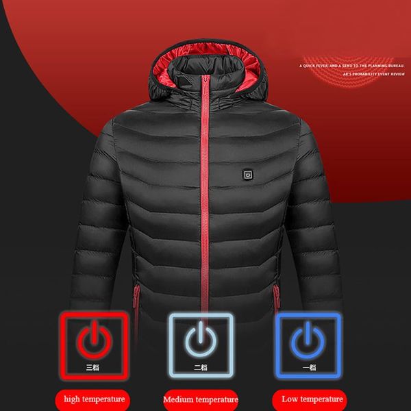 heflashor 2020 new men and women smart usb heating cotton coat solid color fashion heating cotton clothing warm hooded jacket, Black
heflashor 2020 new men and women smart usb heating cotton coat solid color fashion heating cotton clothing warm hooded jacket, Black