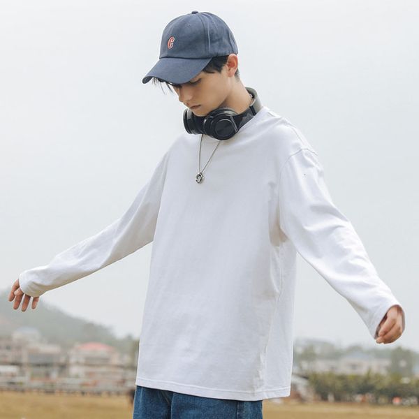 2021 spring new long sleeve men t-shirt men's white black blue orange green loose round neck sweater bottoming shirt
2021 spring new long sleeve men t-shirt men's white black blue orange green loose round neck sweater bottoming shirt