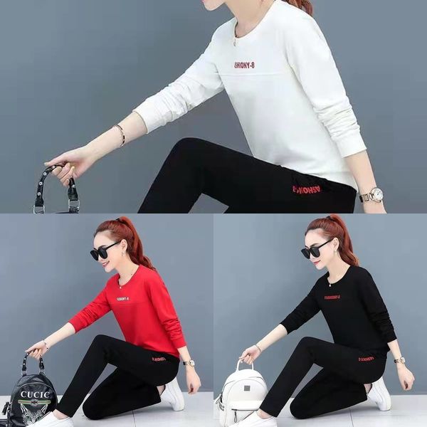 axx2k large spring korean style running clothes mfiu6 size women's long sleeve sweater sweater two-piece set casual, Gray
axx2k large spring korean style running clothes mfiu6 size women's long sleeve sweater sweater two-piece set casual, Gray