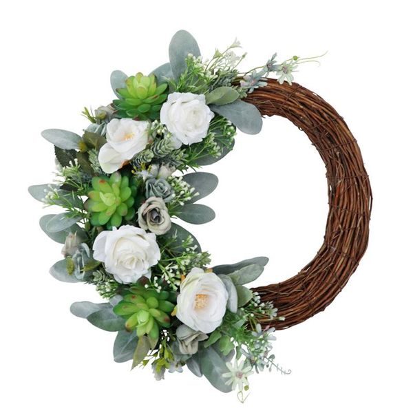 spring 2021 simulation fleshy wreath door decoration pendant, plant wedding decoration wreath household wall
spring 2021 simulation fleshy wreath door decoration pendant, plant wedding decoration wreath household wall