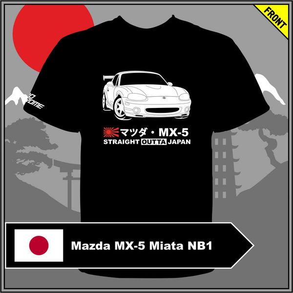 t-shirt mazda mx-5 miata nb1 sport hooded sweatshirt hoodie