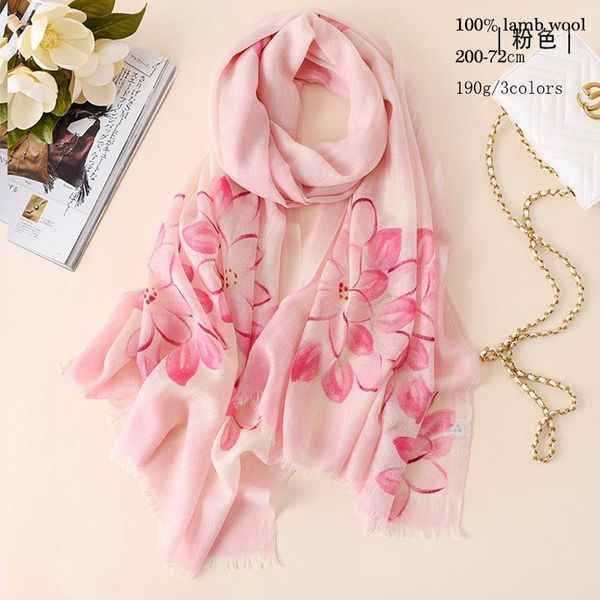 women 100 wool scarf autumn and winter femme foulard echarpe printed floral pink goat long warm ladies scarf1, Blue;gray
women 100 wool scarf autumn and winter femme foulard echarpe printed floral pink goat long warm ladies scarf1, Blue;gray