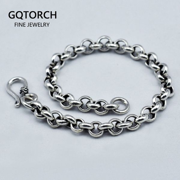 genuine 925 sterling silver bracelet for men and women o type chain vintage handmade mens bracelets armbanden voor vrouwen 1028, Black
genuine 925 sterling silver bracelet for men and women o type chain vintage handmade mens bracelets armbanden voor vrouwen 1028, Black