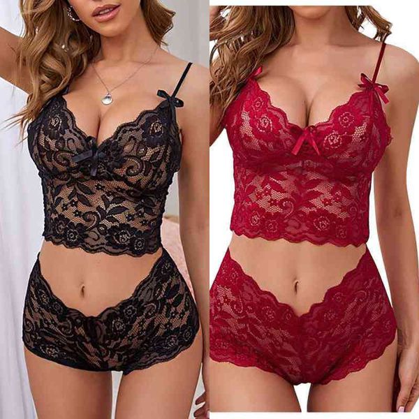 nxy set womens lingerie female lace mesh thin underwear short hollow outpanties adjustable shoulder strap triangle cup bra 1222, Red;black
nxy set womens lingerie female lace mesh thin underwear short hollow outpanties adjustable shoulder strap triangle cup bra 1222, Red;black