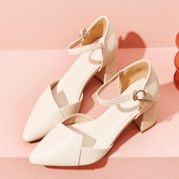 dress shoes comfortable mother pumps word buckle female high heels sandals middle heel retro roman, Black
dress shoes comfortable mother pumps word buckle female high heels sandals middle heel retro roman, Black