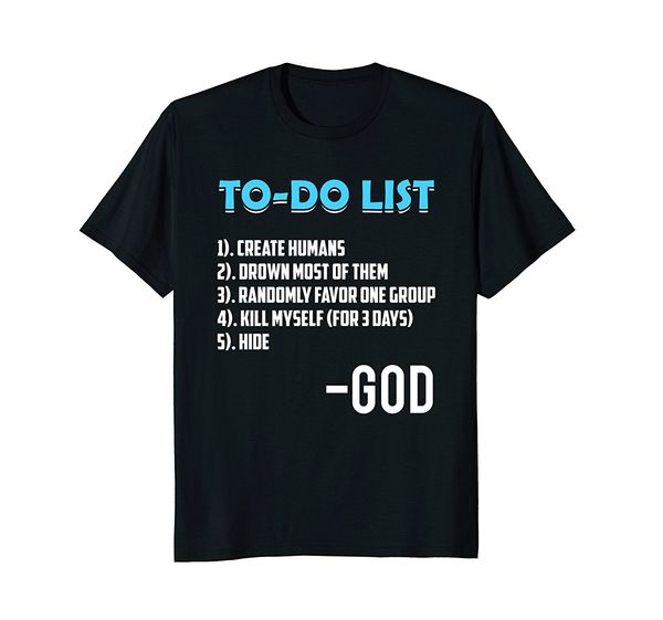 2019 мода горячие продажи бога, чтобы сделать список атеизм t-shirt | смешные атеист рубашки майка спортивная с капюшоном толстовка толстовк