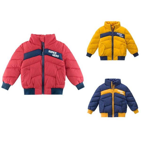 boys winter cotton coat children thick warming long-sleeve jacket baby boy fashion outdoor stand collar color block clothes, Blue;gray
boys winter cotton coat children thick warming long-sleeve jacket baby boy fashion outdoor stand collar color block clothes, Blue;gray