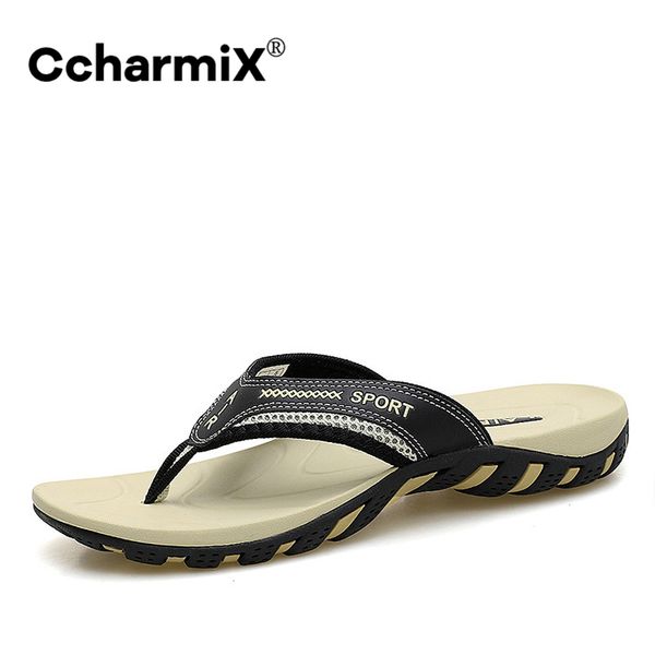 ccharmix 2020 summer men shoes fashion mens flip flops trendy anti-slip leather men casual shoes classic massage beach slippers y200706, Black
ccharmix 2020 summer men shoes fashion mens flip flops trendy anti-slip leather men casual shoes classic massage beach slippers y200706, Black