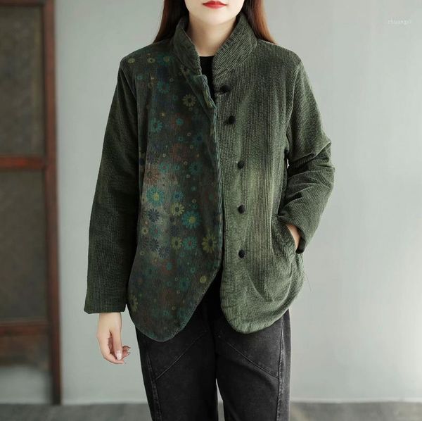 corduroy women jackets 2021 winter new retro print long sleeve cardigan big size korean fashion women warm coat1, Black;brown
corduroy women jackets 2021 winter new retro print long sleeve cardigan big size korean fashion women warm coat1, Black;brown