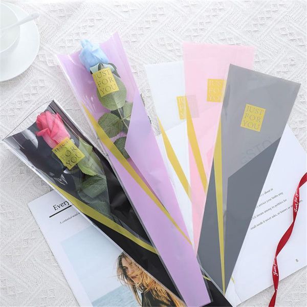 50pcs/lot plastic single rose flower packaging bag flowers wrapping paper party deco rose boxes cases for valentine's day new
50pcs/lot plastic single rose flower packaging bag flowers wrapping paper party deco rose boxes cases for valentine's day new