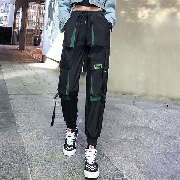 women's pants & capris women fashion streetwear cargo plus size ladies casual high wasit drawstring trousers female loose jogging sport, Black;white
women's pants & capris women fashion streetwear cargo plus size ladies casual high wasit drawstring trousers female loose jogging sport, Black;white
