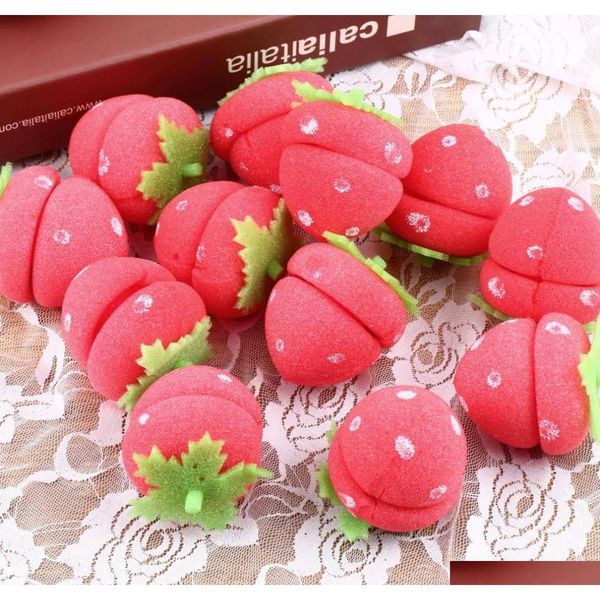 18pcs magic hair curlers cute strawberry curler soft sponge foam balls curling rollers hair care lovely diy hai qylley bdehair
18pcs magic hair curlers cute strawberry curler soft sponge foam balls curling rollers hair care lovely diy hai qylley bdehair