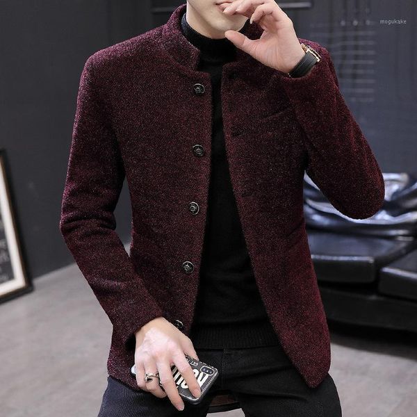 2021 men's stand collar casual suit jacket youth trend autumn multi button woolen blazer1, White;black
2021 men's stand collar casual suit jacket youth trend autumn multi button woolen blazer1, White;black