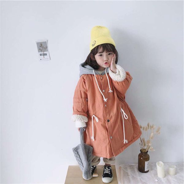 winter coat 2020 korean children's fake girls' two plush warm hooded long zipper sweaters, Black
winter coat 2020 korean children's fake girls' two plush warm hooded long zipper sweaters, Black