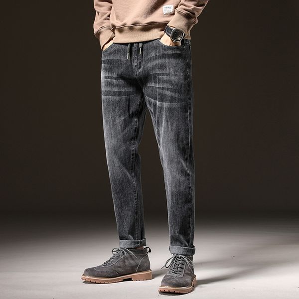 grey jeans men's loose straight tube versatile casual men's long jeans jeanstrousers jeanstrousers slim korean fashion brand sprin, Blue 
grey jeans men's loose straight tube versatile casual men's long jeans jeanstrousers jeanstrousers slim korean fashion brand sprin, Blue