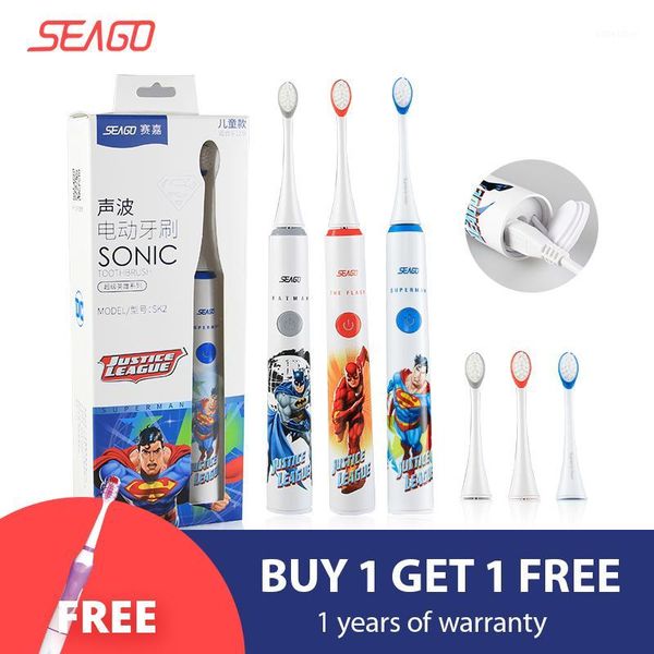 seago sonic electric toothbrush upgraded kid safety automatic toothbrush usb rechargeable with 2 pcs replacement brush head sk21
seago sonic electric toothbrush upgraded kid safety automatic toothbrush usb rechargeable with 2 pcs replacement brush head sk21