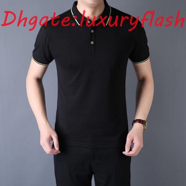 mens t shirts t shirt mens summer polo short sleeve t shirts emboridered crewneck casual, White;black
mens t shirts t shirt mens summer polo short sleeve t shirts emboridered crewneck casual, White;black