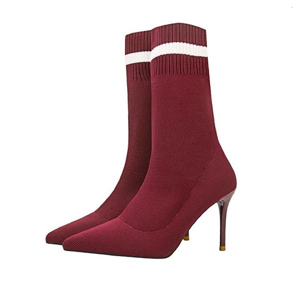 boots autumn stiletto heels ladies mid calf soft pumps woman pointed toe female footwear women's shoes knitted sock, Black
boots autumn stiletto heels ladies mid calf soft pumps woman pointed toe female footwear women's shoes knitted sock, Black