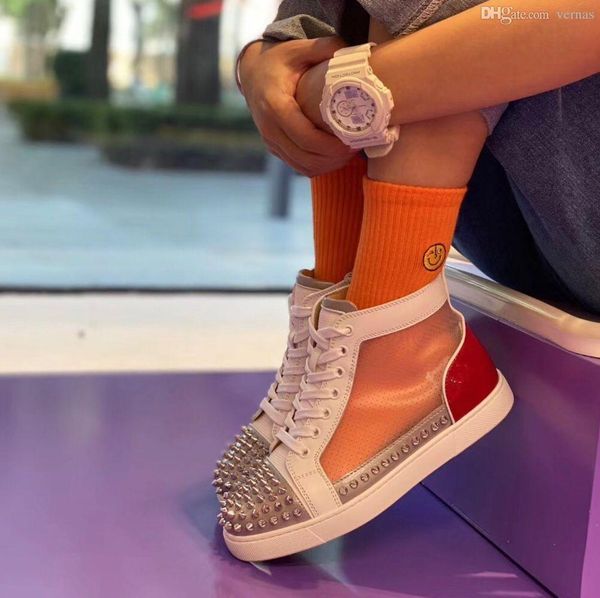 high spikes pvc sneakers shoes,mesh leather men red bottom shoes sosoxy spikes donna outdoor casual sports party wedding dress eu35-47, Black
high spikes pvc sneakers shoes,mesh leather men red bottom shoes sosoxy spikes donna outdoor casual sports party wedding dress eu35-47, Black