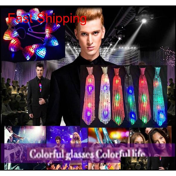 children's sequins led tie lighting tie tie shiny party gift christmas halloween club bar stage props 7fhmu, Black;gray
children's sequins led tie lighting tie tie shiny party gift christmas halloween club bar stage props 7fhmu, Black;gray
