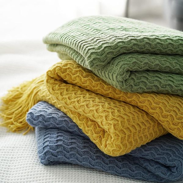 throw blanket 2020 autumn new color tassel knitted blanket 130*230cm
throw blanket 2020 autumn new color tassel knitted blanket 130*230cm