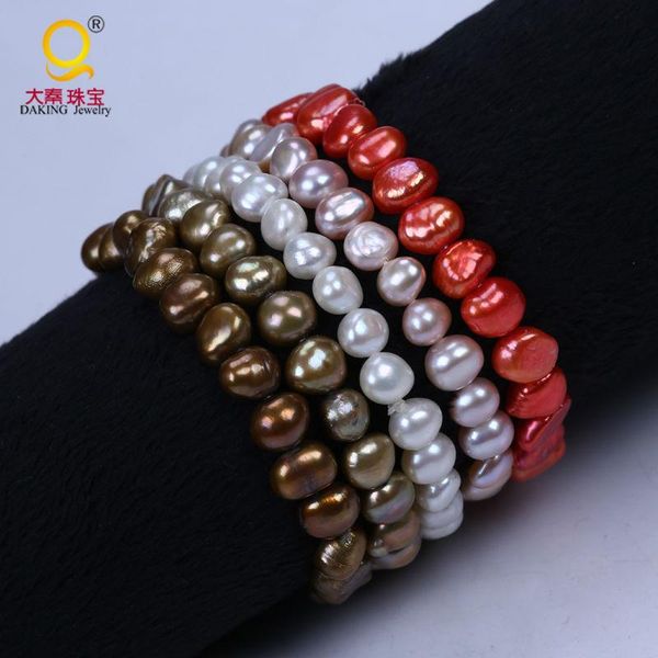 fashion jewelry white pearl bead bracelet baroque shape freshwater pearl charm bangle, Black
fashion jewelry white pearl bead bracelet baroque shape freshwater pearl charm bangle, Black