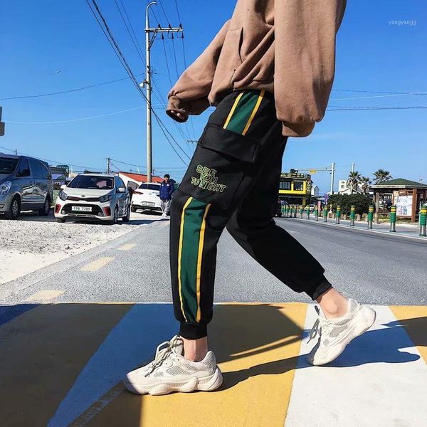 green letter stripe streetwear pants men jogger ankle-length harem pants joggers trousers men casual abstract trousers 231, Black
green letter stripe streetwear pants men jogger ankle-length harem pants joggers trousers men casual abstract trousers 231, Black