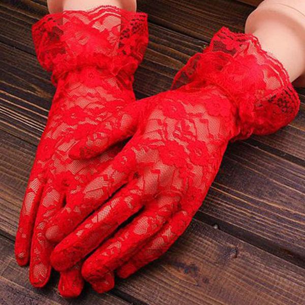 female ladies wrist lace gloves summer gloves party prom lace embroidery uv-proof suncare for women, Blue;gray
female ladies wrist lace gloves summer gloves party prom lace embroidery uv-proof suncare for women, Blue;gray