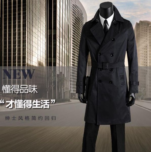 men's trench coats mens black fashion spring autumn man double breasted long coat men clothes slim fit overcoat sleeve, Tan;black
men's trench coats mens black fashion spring autumn man double breasted long coat men clothes slim fit overcoat sleeve, Tan;black