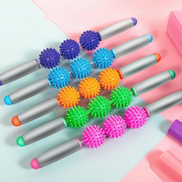 resistance bands 2/4pcs yoga massage stick relax muscle roller pilates 3spiked balls anti cellulite slimming trigger point gym home exercise
resistance bands 2/4pcs yoga massage stick relax muscle roller pilates 3spiked balls anti cellulite slimming trigger point gym home exercise