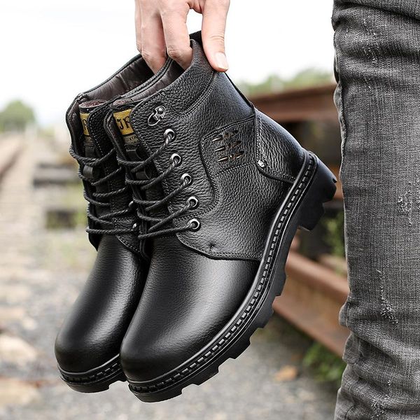 2020 natural wool winter boots men warmest cow leather winter shoes men shoes male comfortable shoe, Black
2020 natural wool winter boots men warmest cow leather winter shoes men shoes male comfortable shoe, Black