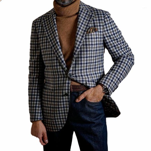 plaid fashion 2021 winter smart casual singal breasted england style wram thick woolen winter man suit jacket1, White;black
plaid fashion 2021 winter smart casual singal breasted england style wram thick woolen winter man suit jacket1, White;black
