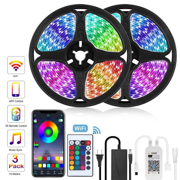 goodland led strip 12v ribbon led lights strip rgb tape 2835 flexible 5m 10m diode tape with wifi remote light for room
goodland led strip 12v ribbon led lights strip rgb tape 2835 flexible 5m 10m diode tape with wifi remote light for room